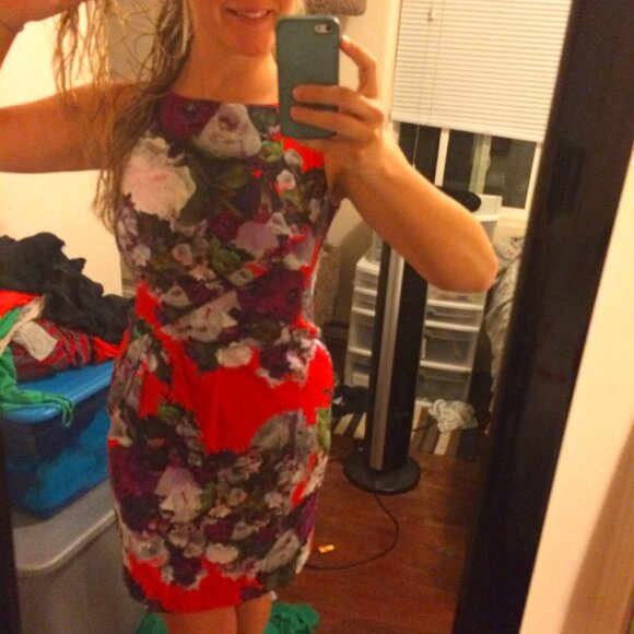 Nanette Lepore Forbidden Love Mini Floral Dress - Picture 2 of 7